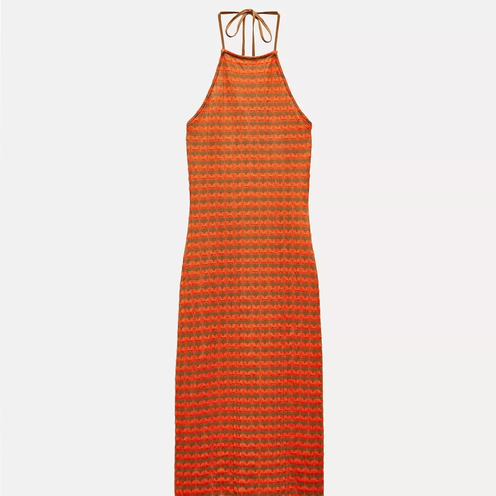 Zara maxi halter dress
